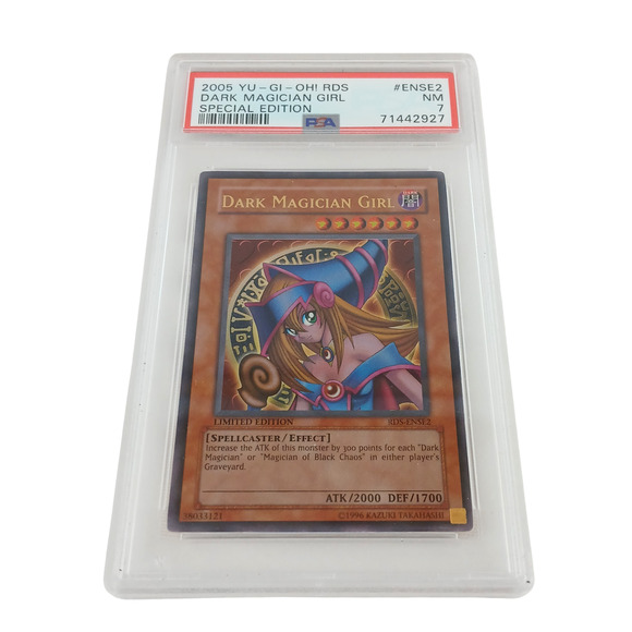 2005 Yu-Gi-Oh! Dark Magician Girl PSA 7 NM – RDS Special Edition ENSE2 New - Picture 1 of 3